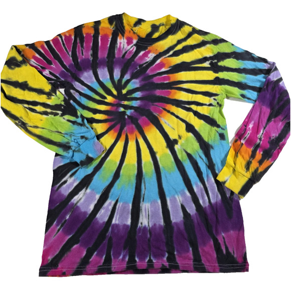 Handmade Long Sleeve Tie Dye Shirt No Tag See Pics For Size - Picture 1 of 3